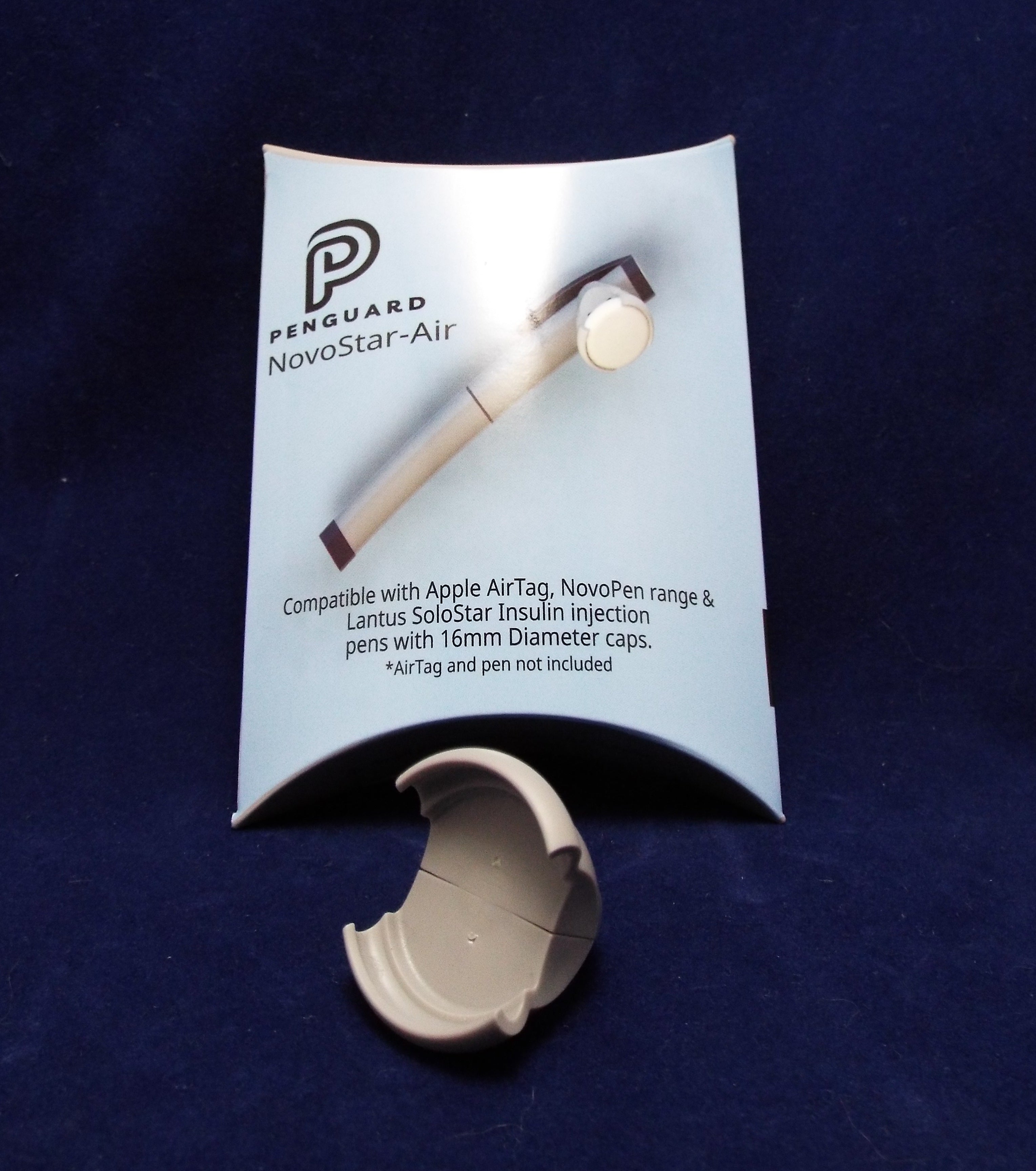 PenGuard NovoStar Air. Tracking adapter for insulin pens (Apple AirTag)