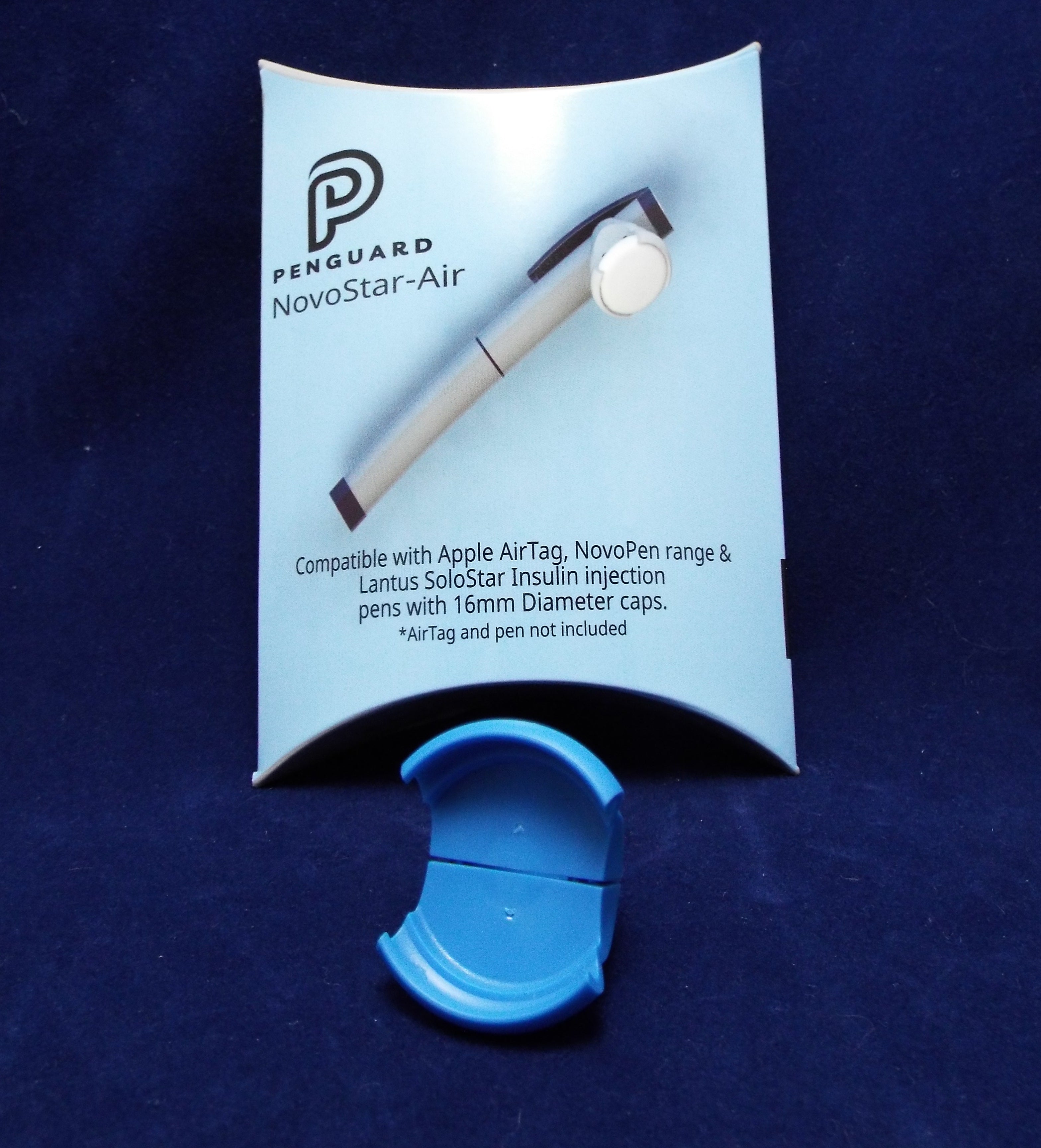 PenGuard NovoStar Air. Tracking adapter for insulin pens (Apple AirTag)