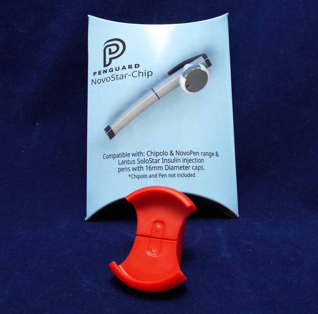 PenGuard NovoStar Chip. Tracking adapter for insulin pens (Chipolo Android/Samsung)