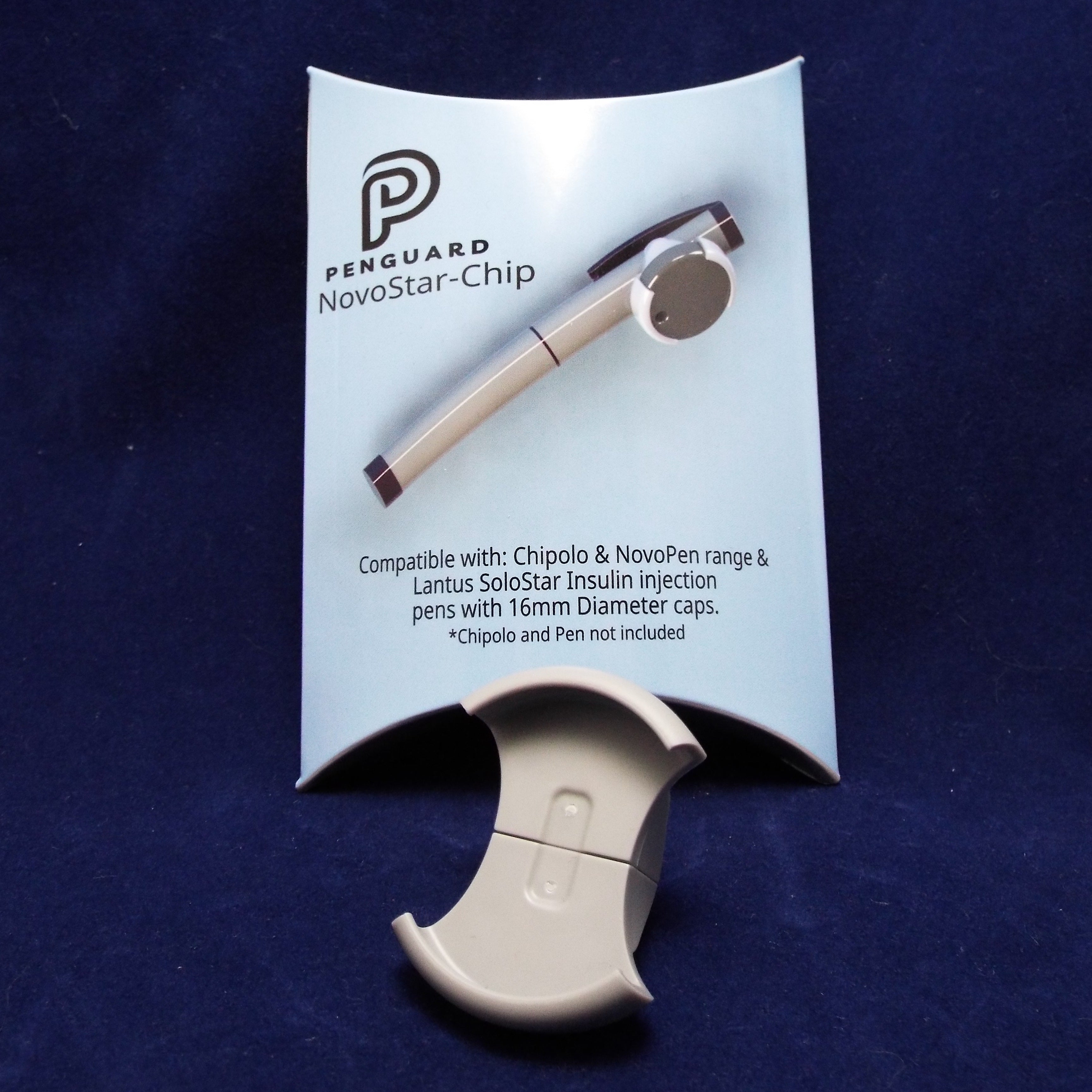 PenGuard NovoStar Chip. Tracking adapter for insulin pens (Chipolo Android/Samsung)